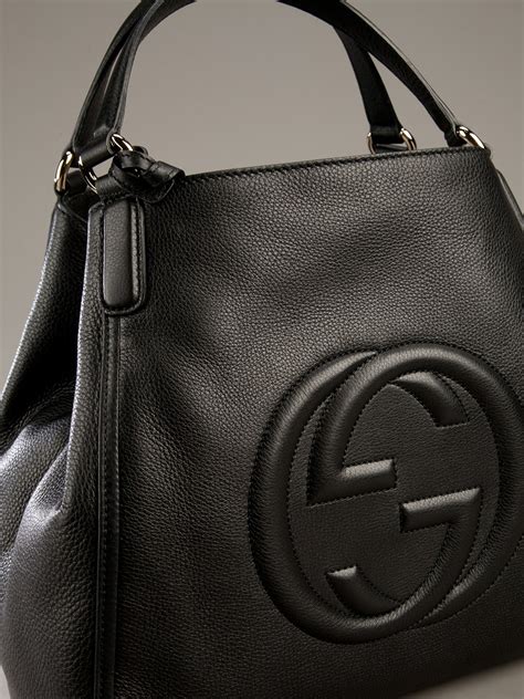 black.gucci tote|gucci tote with zipper.